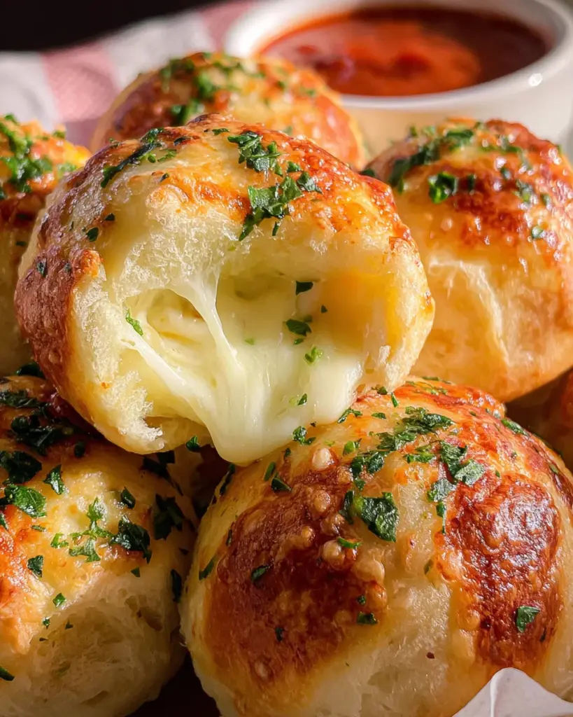 Easy Garlic Cheese Bombs
