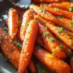 Honey Garlic Roasted Carrots