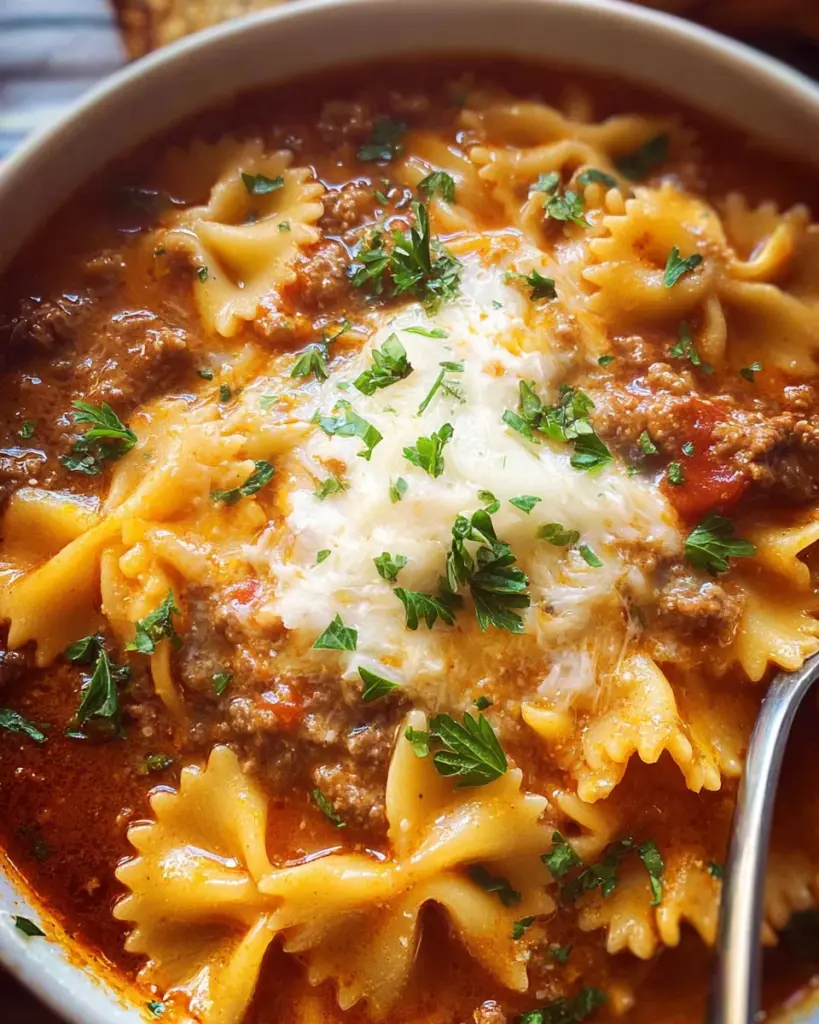 Lasagna Soup