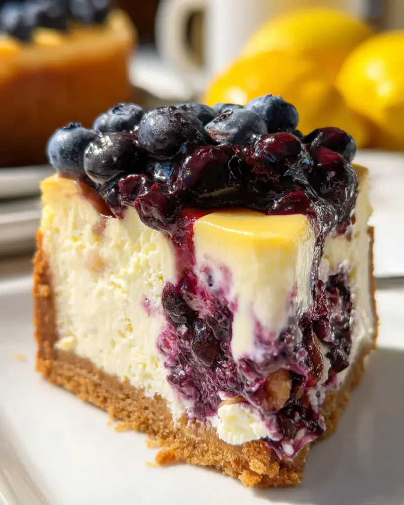 Lemon Blueberry Cheesecake