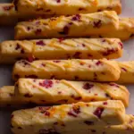 Orange Cranberry Shortbread Cookies