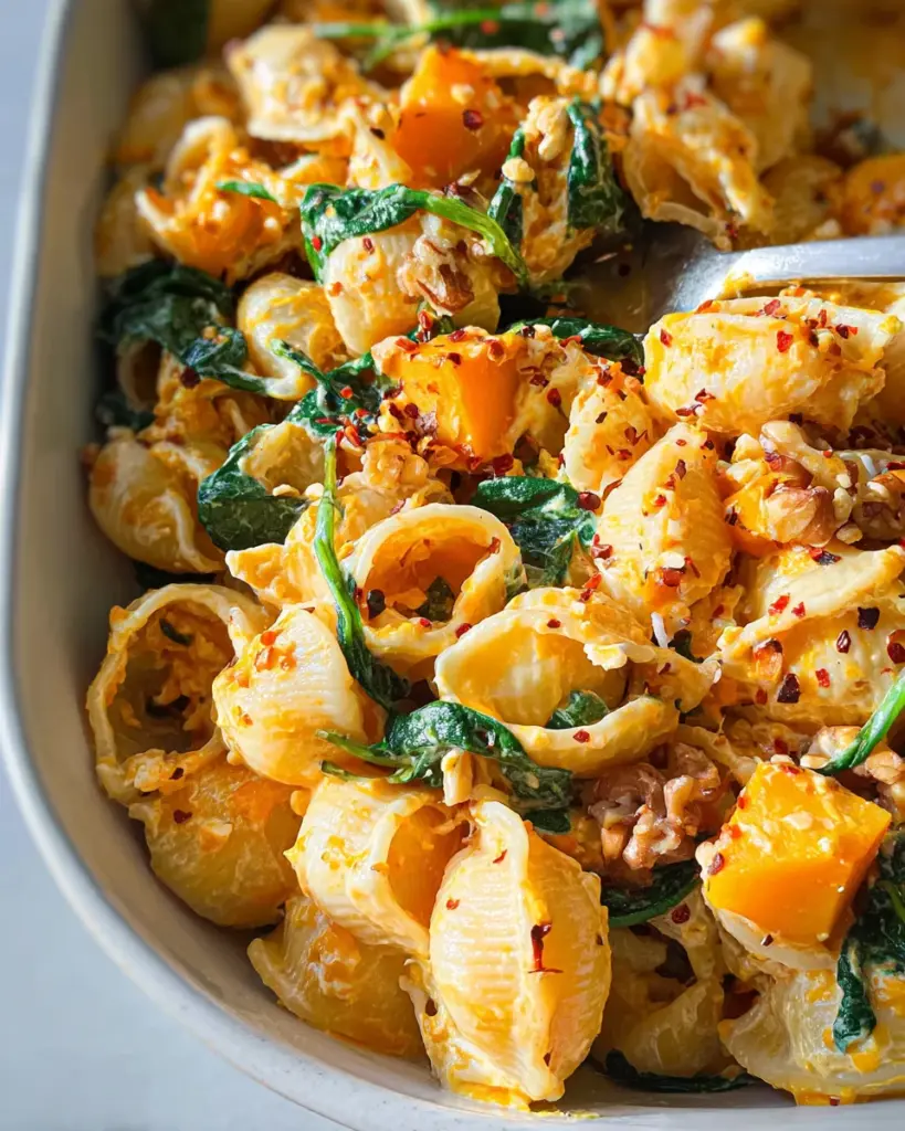 Pumpkin Feta Pasta