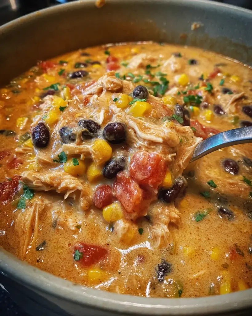Queso Chicken Taco Soup
