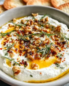Spicy Ricotta Dip with Hot Honey