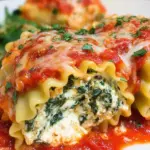 Spinach Lasagna Roll Ups