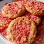Strawberry Crunch Cookies
