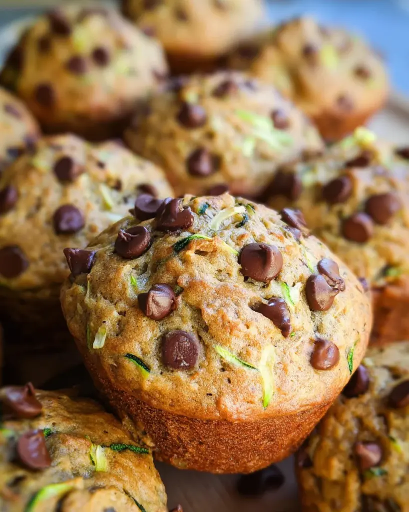 Zucchini Chocolate Chip Muffins