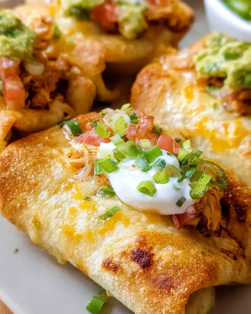 Baked Chicken Chimichanga