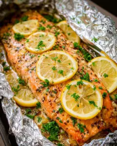 Baked Salmon in Foil