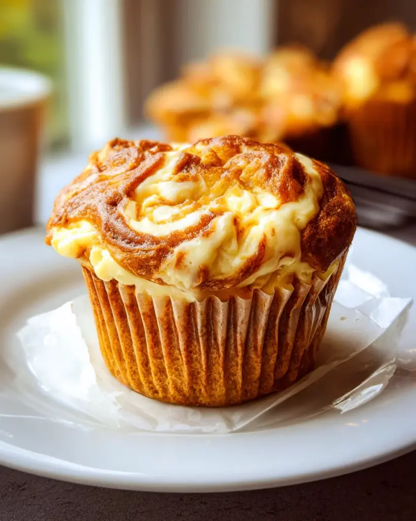 Best Swirled Pumpkin Cream Cheese Muffins