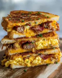 Breakfast Grilled Cheese