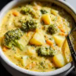 Broccoli Potato Cheese Soup Recipe