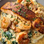 Cajun Salmon and Shrimp
