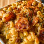 Cajun Shrimp and Crab Mac and Cheese