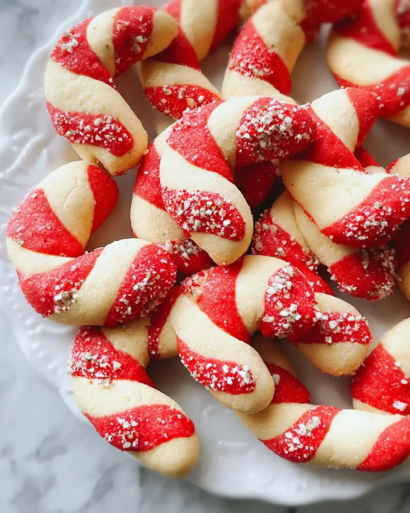 Candy Cane Cookies
