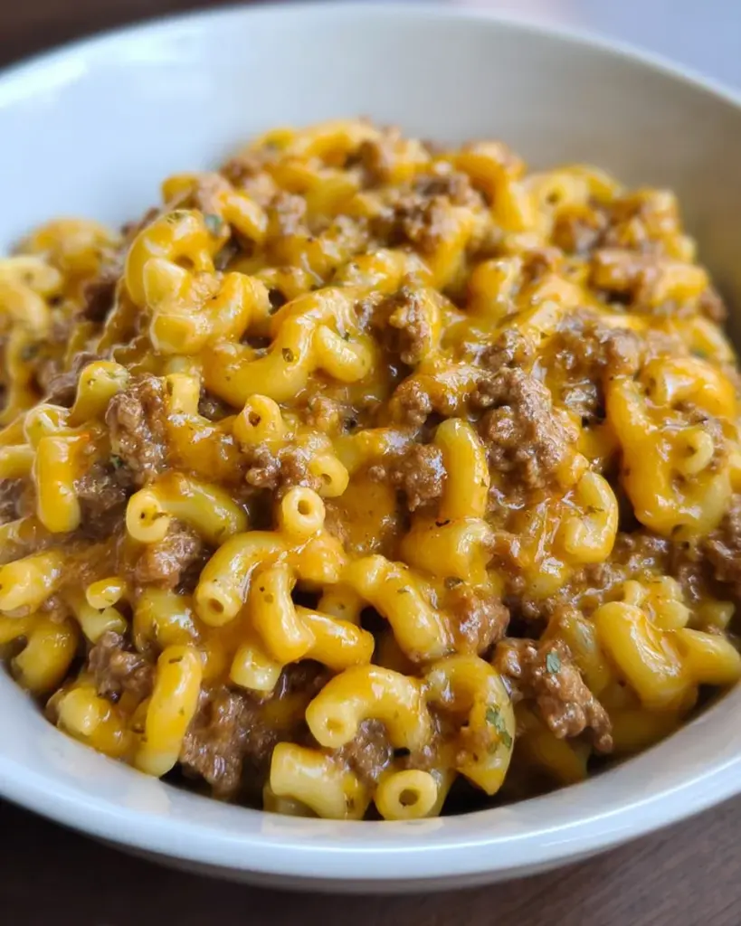 Cheeseburger Macaroni in the Instant Pot