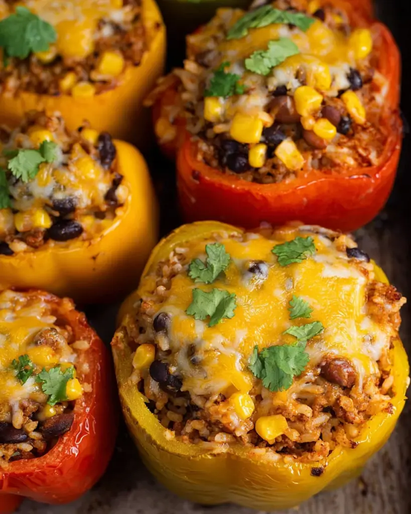 Cheesy Mexican Stuffed Peppers