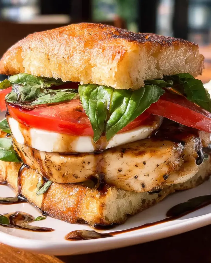 Chicken Caprese Sandwich