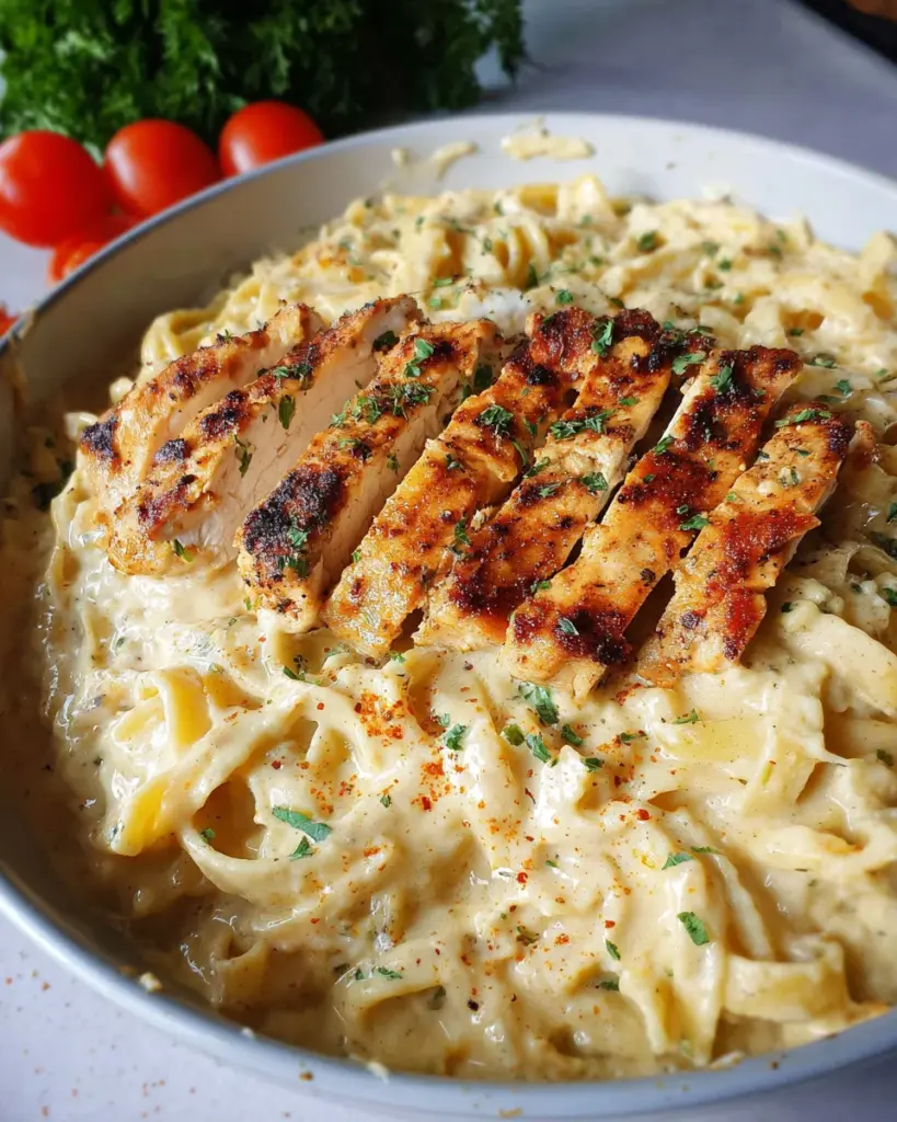 Chicken Garlic Parmesan Pasta
