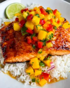 Chili Lime Salmon with Mango Salsa