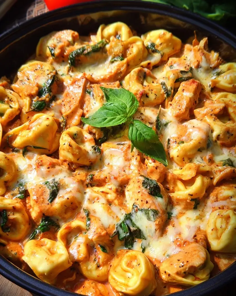 CrockPot Chicken Tortellini