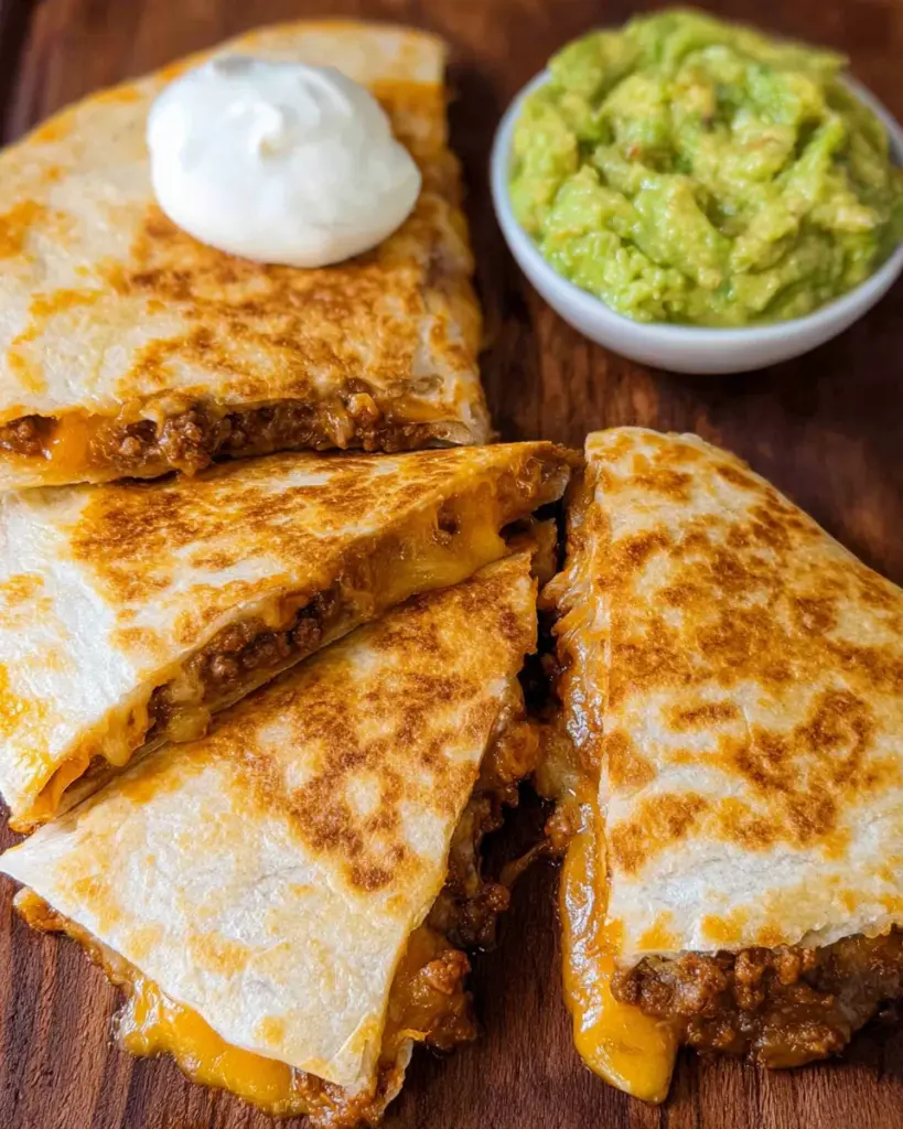 Ground Beef Quesadillas Recipe
