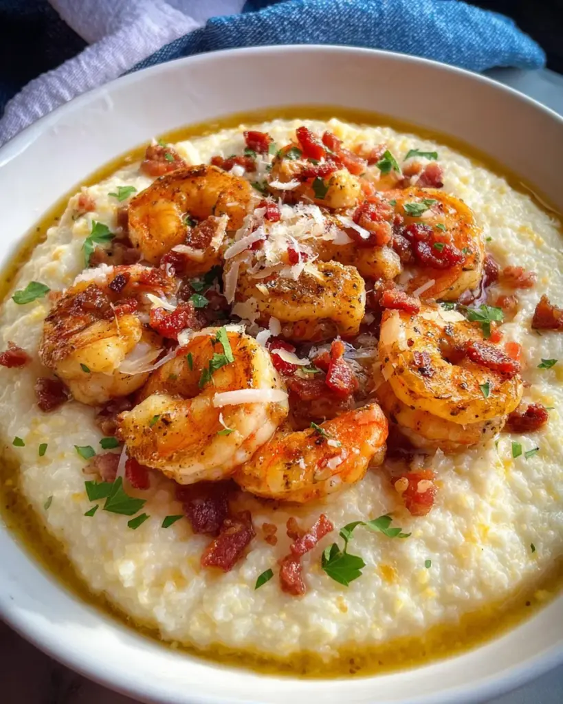 Louisiana Shrimp and Grits (New Orleans Recipe)