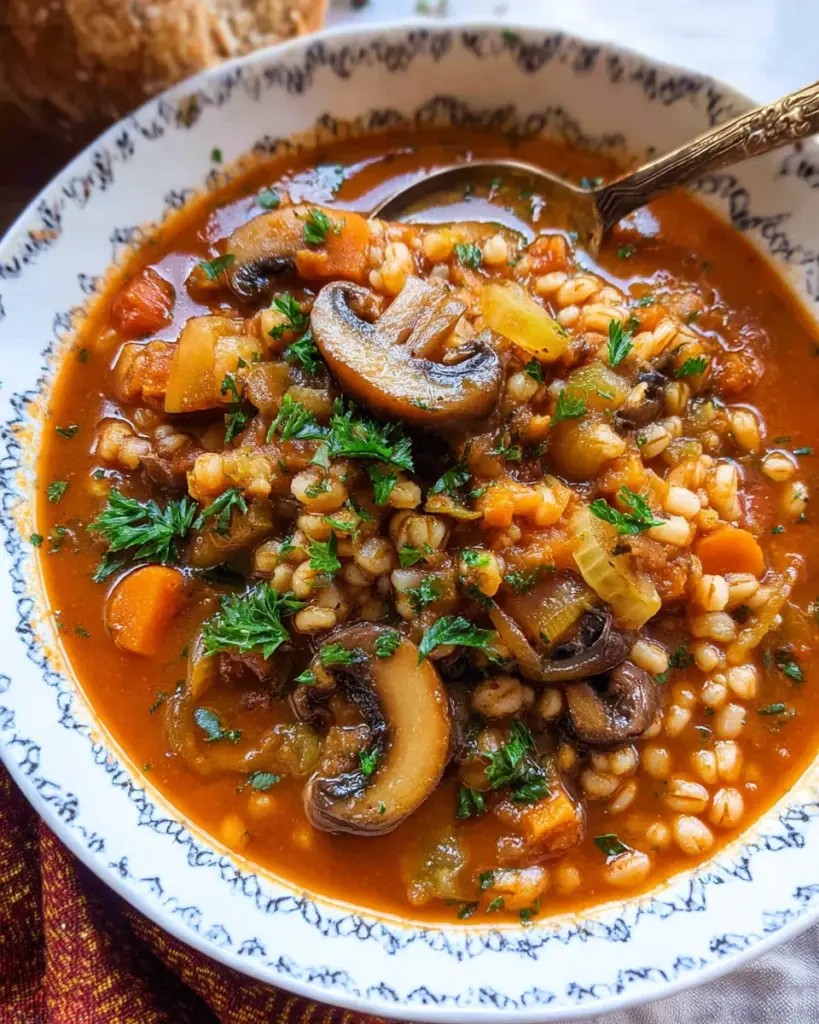 Mushroom Barley Soup