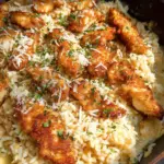 One-Pan Garlic Parmesan Chicken and Rice