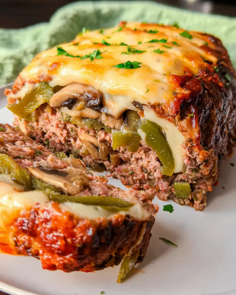 Philly Cheesesteak Meatloaf