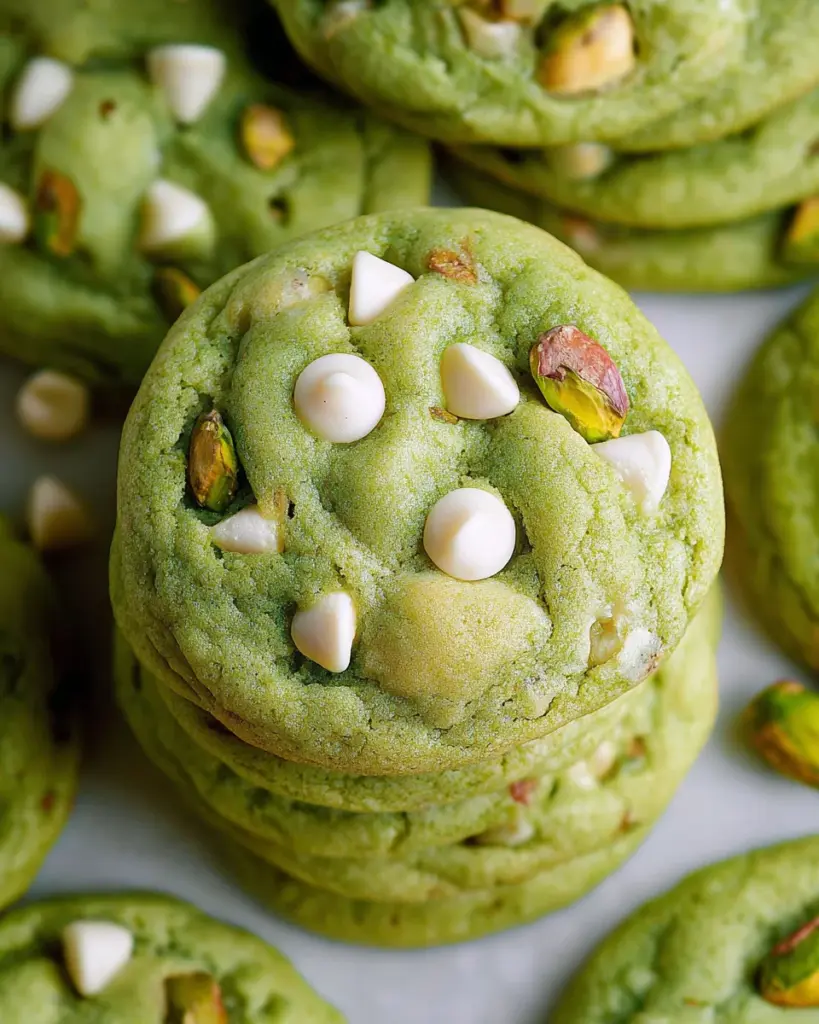 Pistachio Pudding Cookies