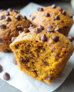 Pumpkin Chocolate Chip Muffins