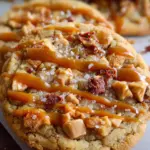 Salted Caramel Toffee Cookies!