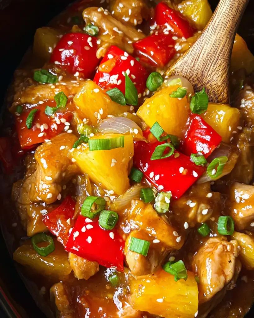 Slow Cooker Hawaiian Chicken
