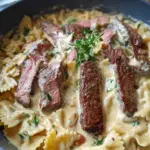 Steak Pasta Alfredo