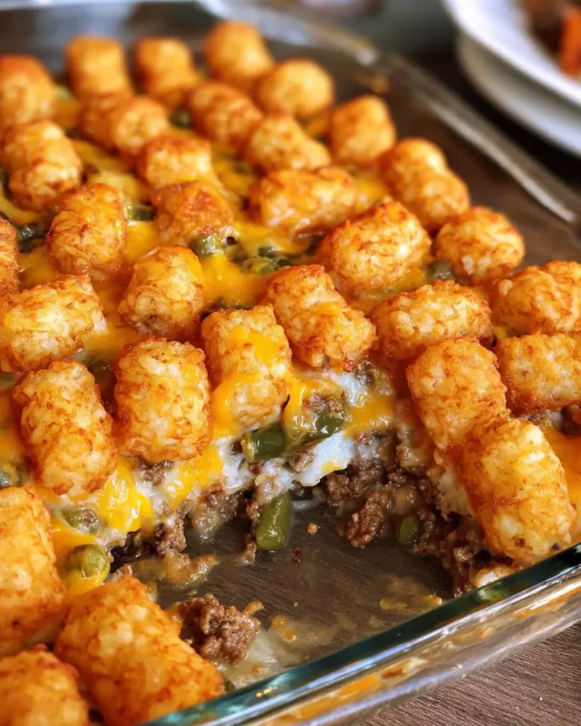 The BEST Tater Tot Casserole
