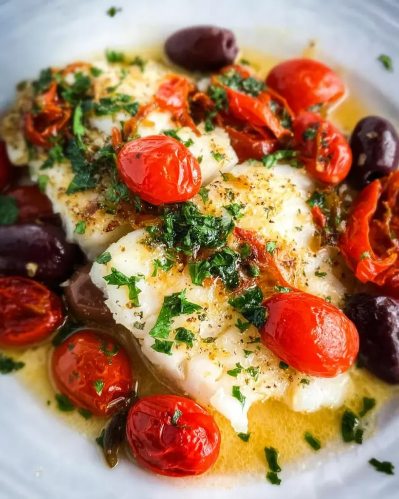 Lemon Butter Baked Cod