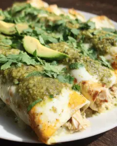 Verde Chicken Enchiladas Recipe