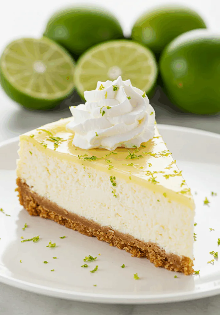 No Bake Key Lime Cheesecake