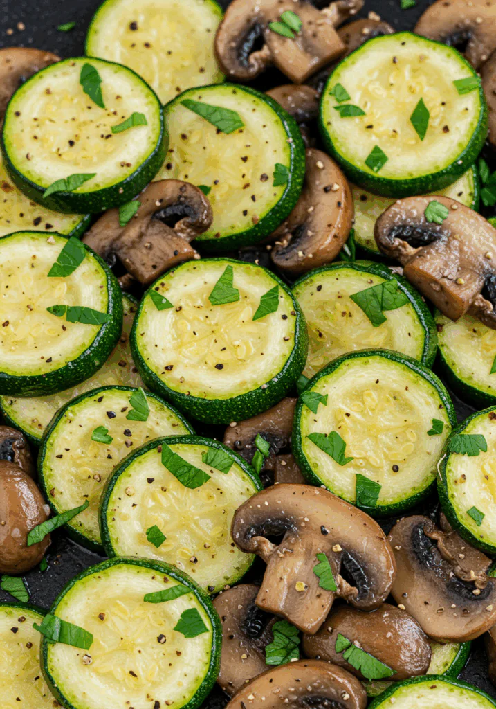 Low-Carb Sautéed Zucchini with Mushroom Recipe