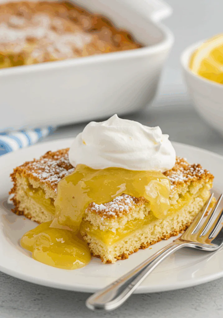 Magic Lemon Cobbler