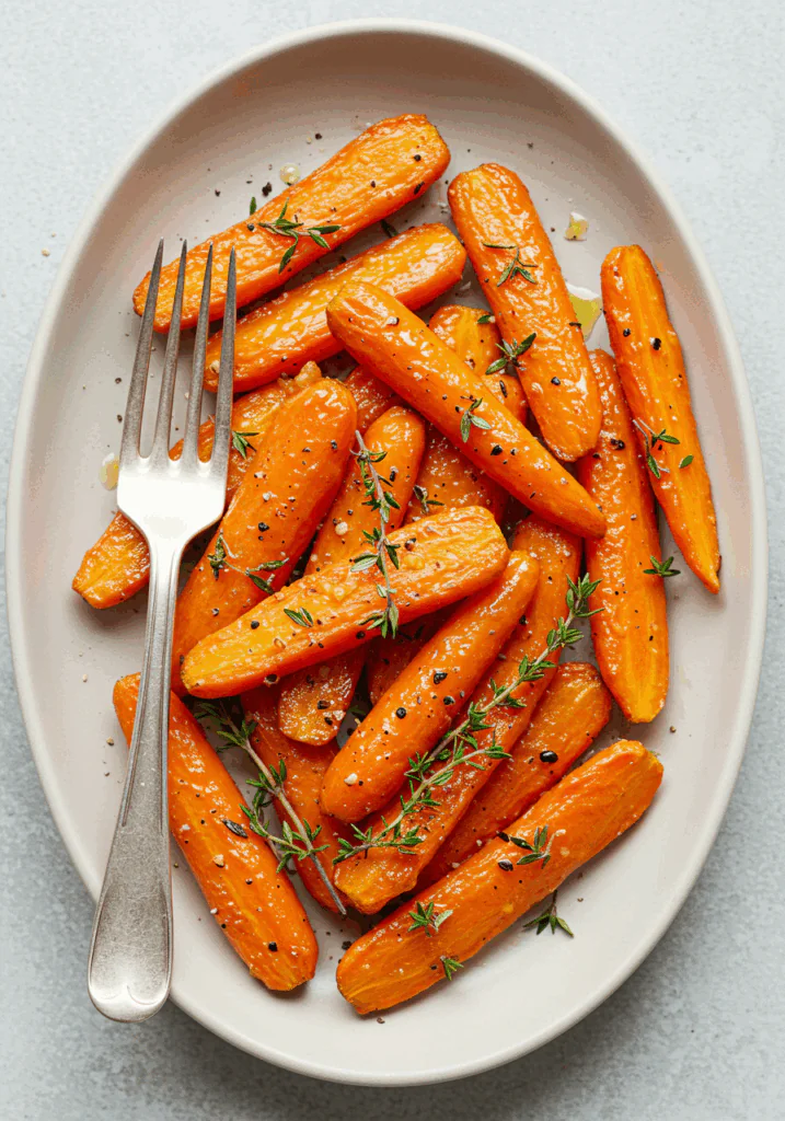 Honey Roasted Carrots with Thyme