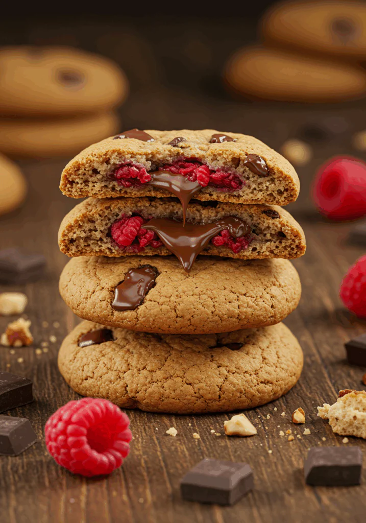 Raspberry Chocolate Chip Cookies
