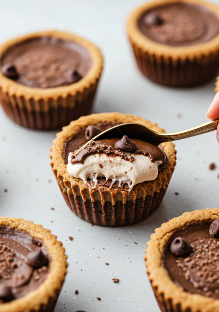 No-Bake Mocha Cheesecake Cups
