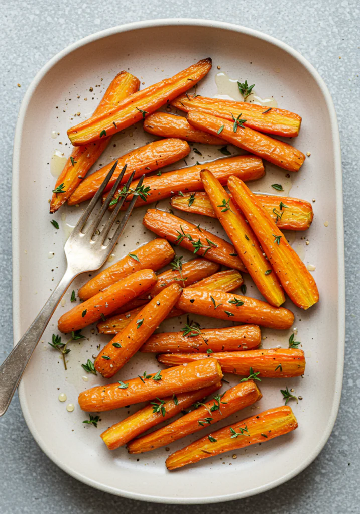 Honey Roasted Carrots with Thyme