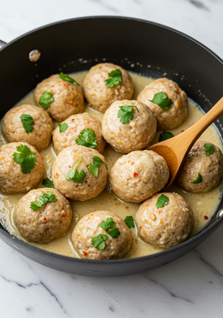 Coconut Chicken Meatballs