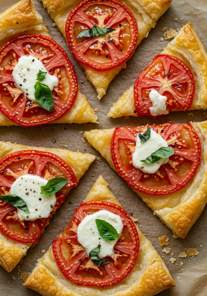 Tomato Tartlets with Puff Pastry