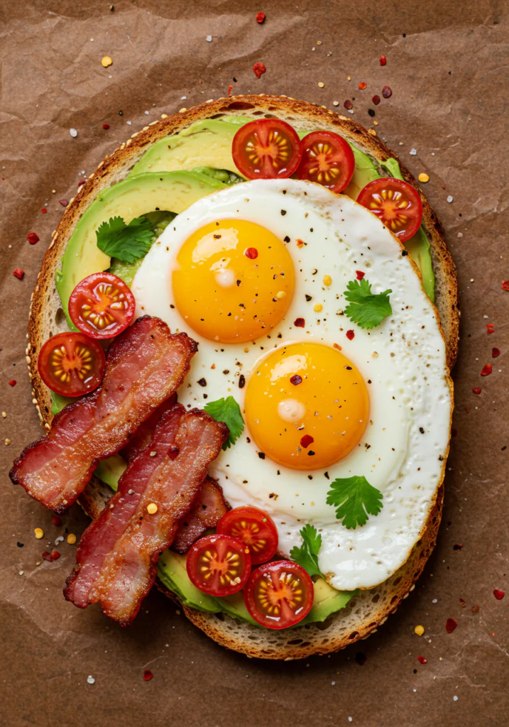 California-Style Fried Egg Avocado Toast