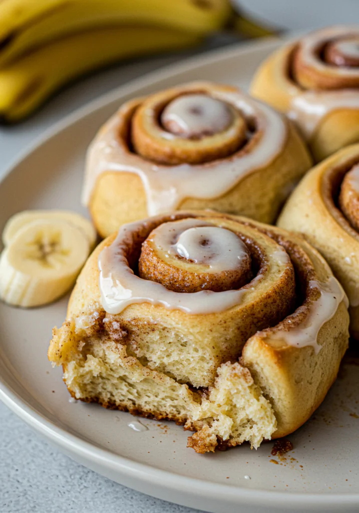 Banana Bread Cinnamon Rolls