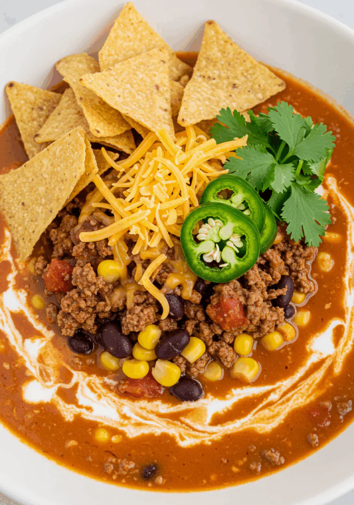 Slow Cooker Nacho Soup